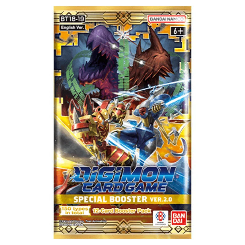 Digimon Special Booster Version 2.0 Booster Pack [BT18-19] Digimon Sealed Bandai   
