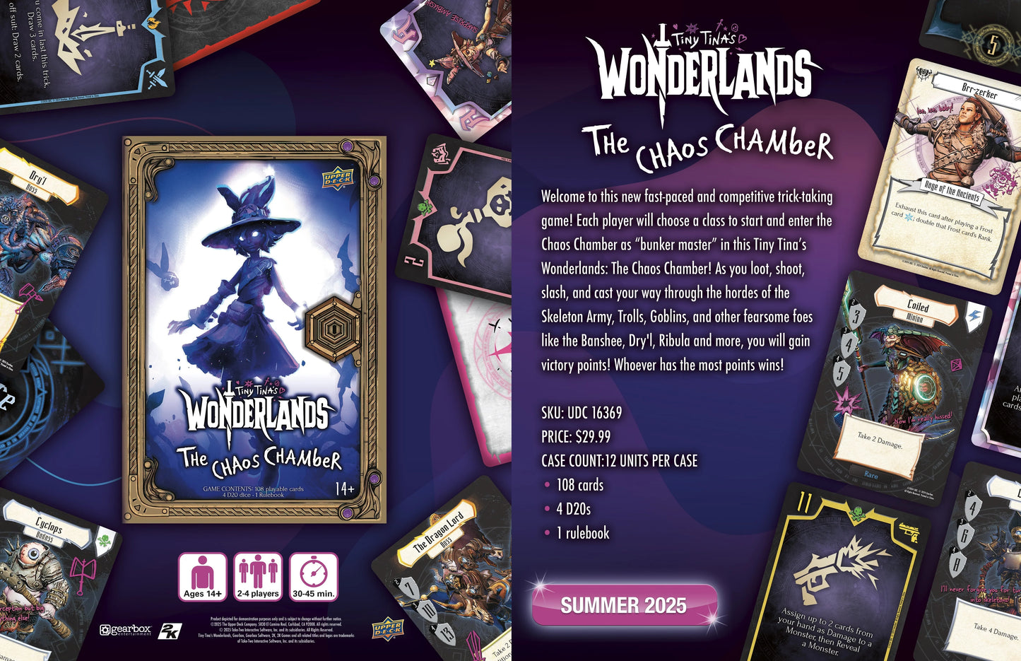 Tiny Tina's Wonderlands: The Chaos Chamber Board Games Upper Deck Entertainment