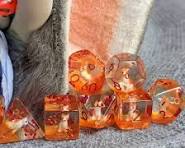 Seriously Good Dice: Animal Collection 7 Die Set "Fox" Dice & Gaming Accessories Taps Imports