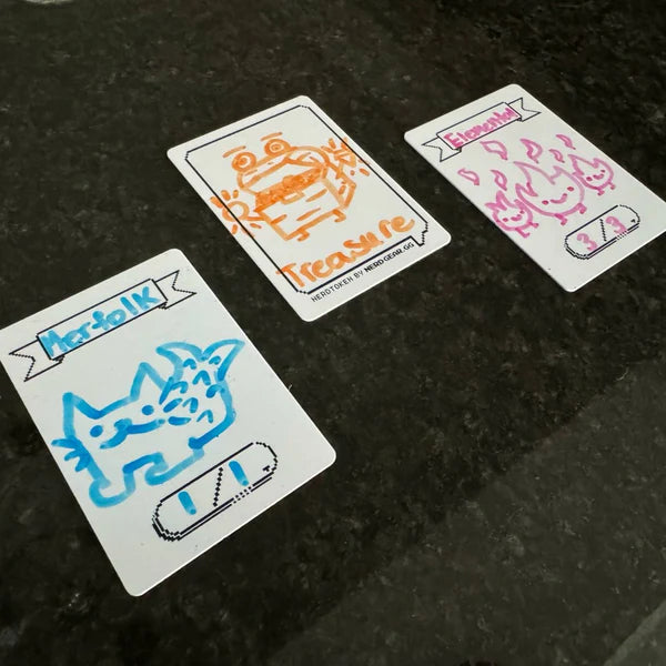 Nerd Gear: Nerd Tokens - Hard Dry Erase Tokens 12Ct Dice & Gaming Accessories Nerd Gear