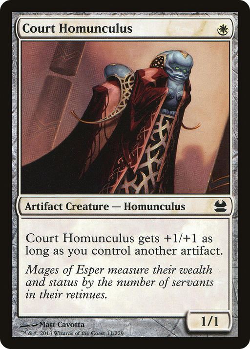 Court Homunculus (MMA-011) [Modern Masters] MTG Single Wizards of the Coast