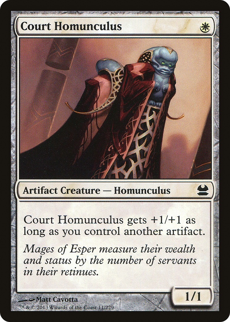 Court Homunculus (MMA-011) [Modern Masters] Foil MTG Single Wizards of the Coast