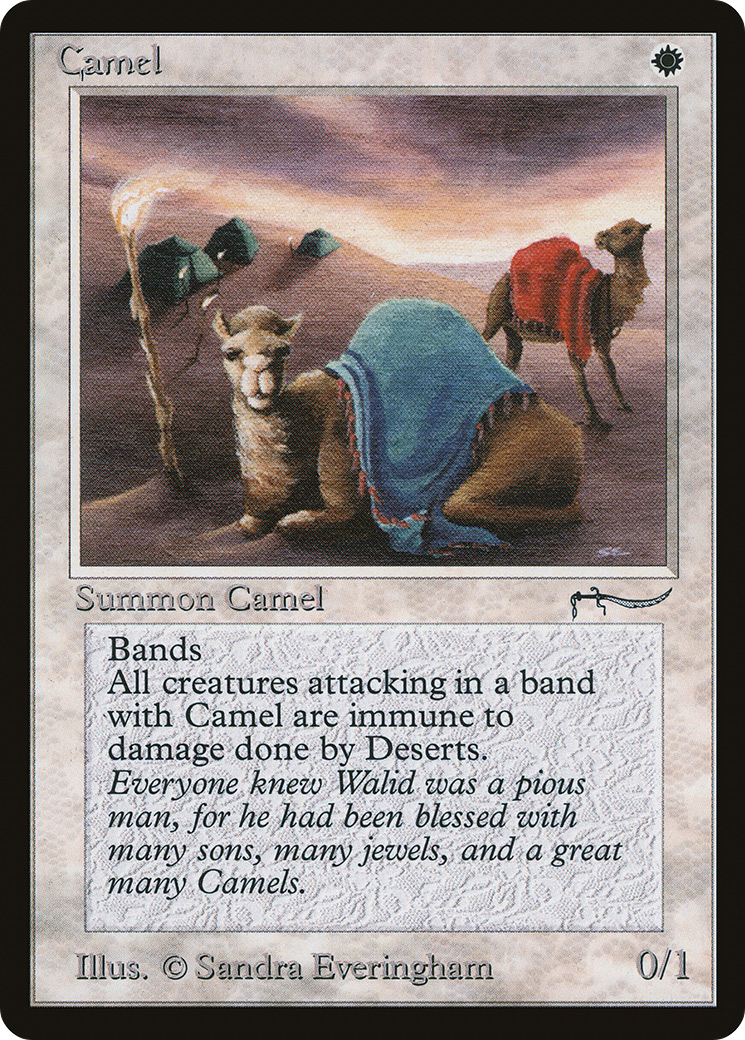 Camel (ARN-) [Oldschool] Arabian Nights MTG Single Wizards of the Coast