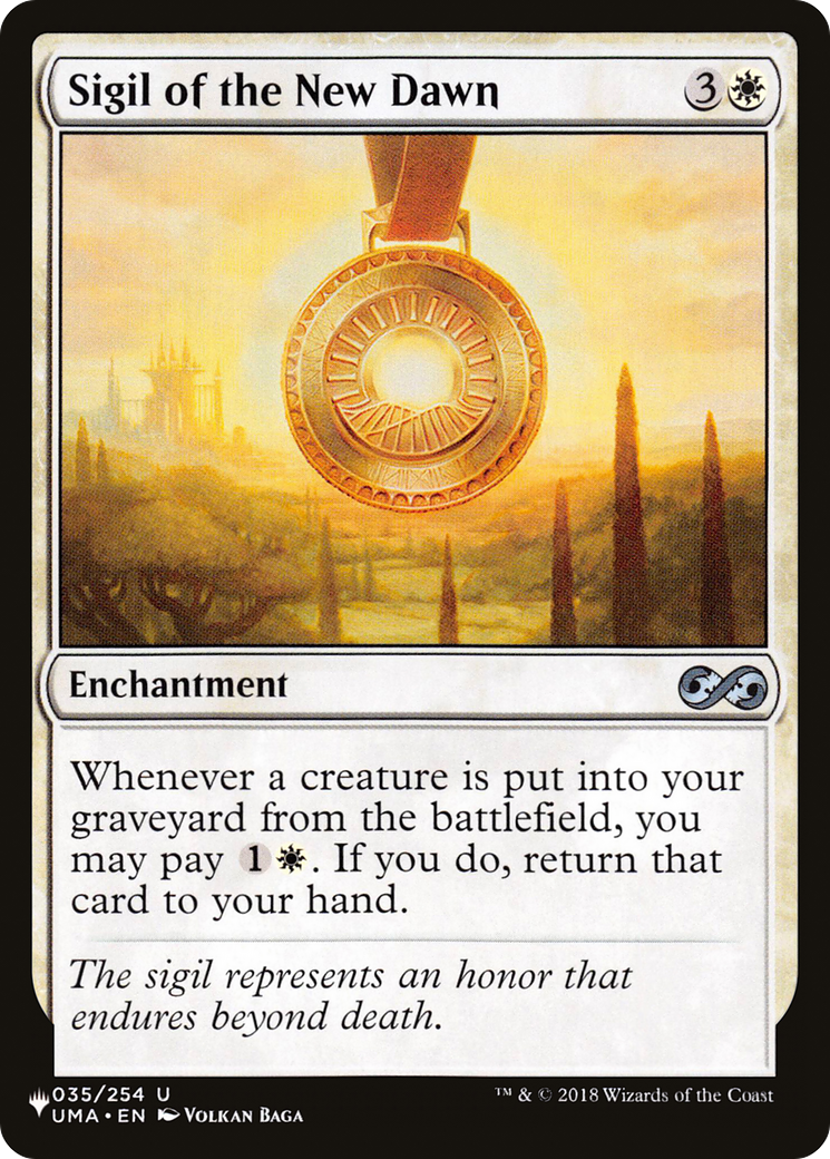 Sigil of the New Dawn (LIST-UMA-35) [Mystery Booster] The List MTG Single Wizards of the Coast