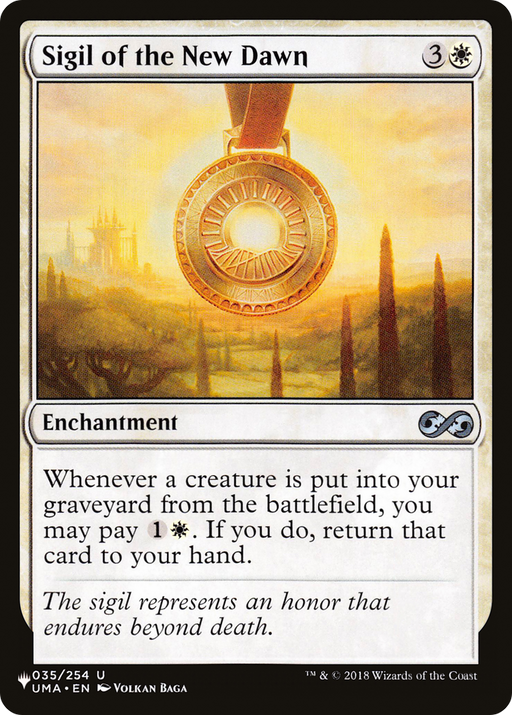 Sigil of the New Dawn (LIST-UMA-35) [Mystery Booster] The List MTG Single Wizards of the Coast