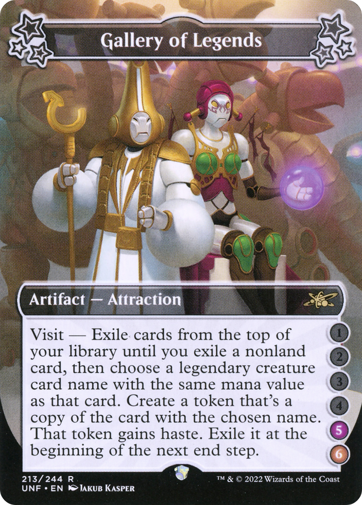 Gallery of Legends (UNF-213B) [Unfinity] Foil MTG Single Wizards of the Coast