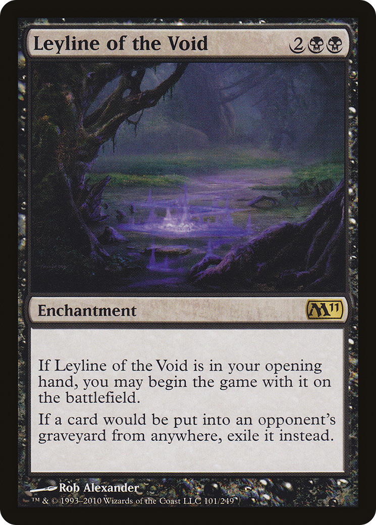Leyline of the Void (M11-101) [Magic 2011] Foil MTG Single Wizards of the Coast