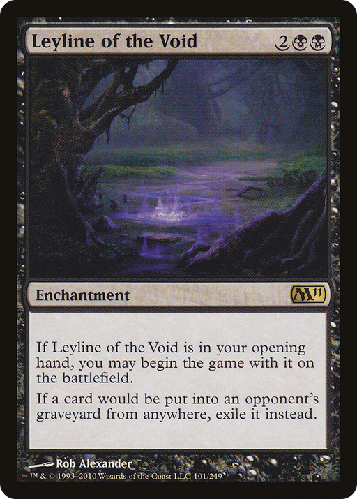 Leyline of the Void (M11-101) [Magic 2011] MTG Single Wizards of the Coast
