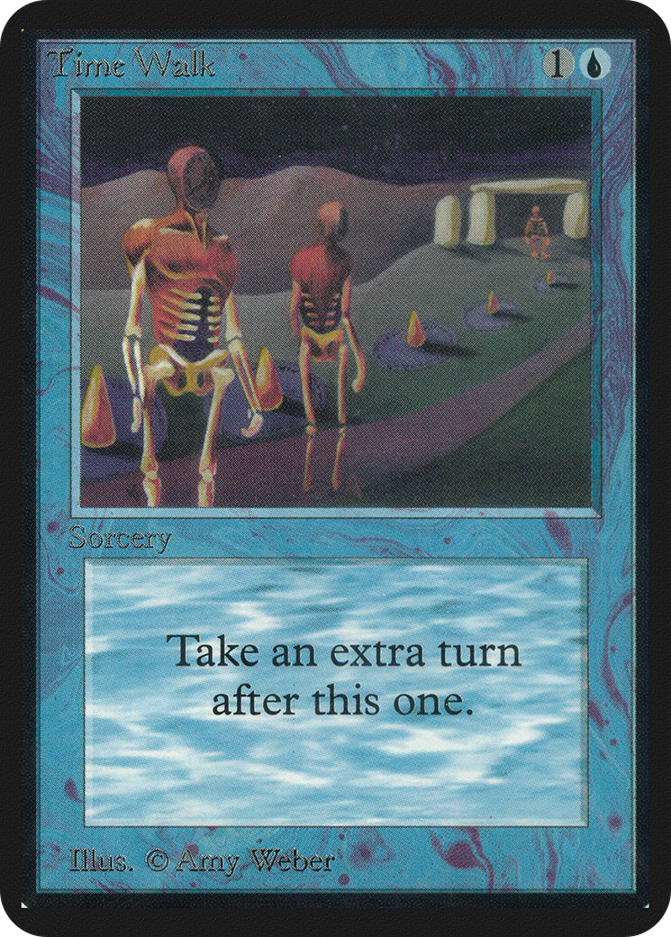 Time Walk (LEA-083) [Oldschool] Limited Edition Alpha MTG Single Wizards of the Coast