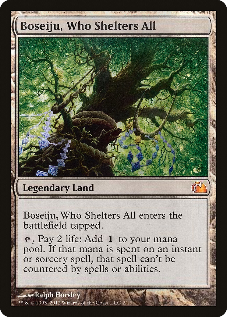 Boseiju, Who Shelters All (V12-002) [Misc] From the Vault: Realms Foil MTG Single Wizards of the Coast