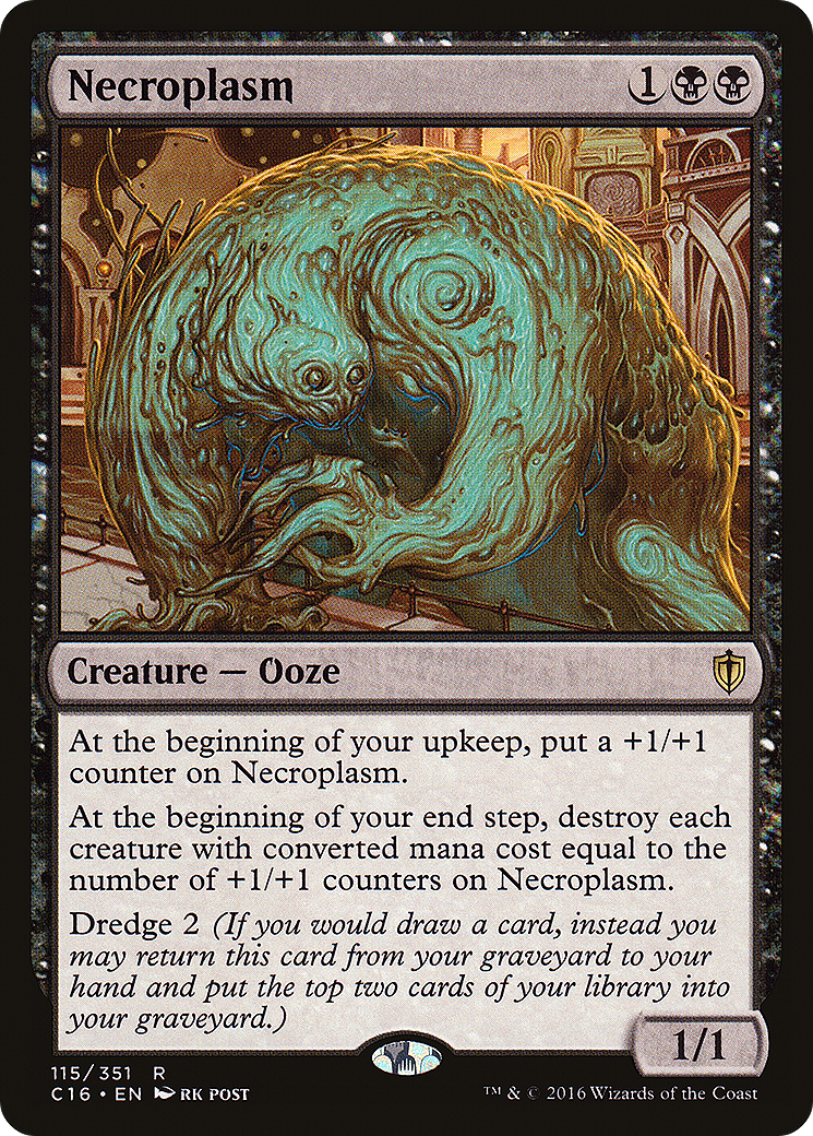 Necroplasm (C16-115) [Commander 2016] MTG Single Wizards of the Coast