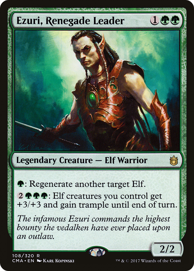 Ezuri, Renegade Leader (CMA-108) [Commander Anthology] MTG Single Wizards of the Coast