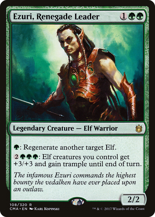 Ezuri, Renegade Leader (CMA-108) [Commander Anthology] MTG Single Wizards of the Coast