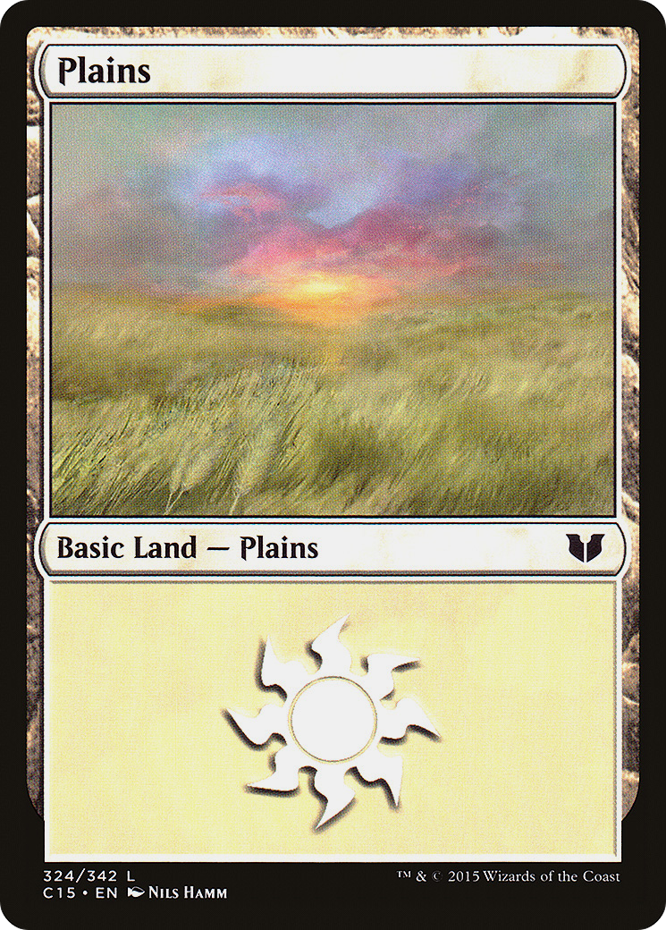 Plains (C15-324) [Commander 2015] MTG Single Wizards of the Coast