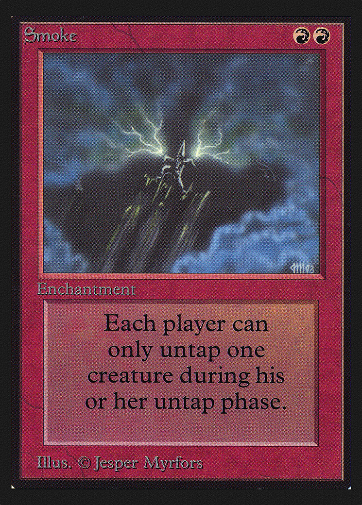 Smoke (CED-176) [Collectors' Edition] MTG Single Wizards of the Coast