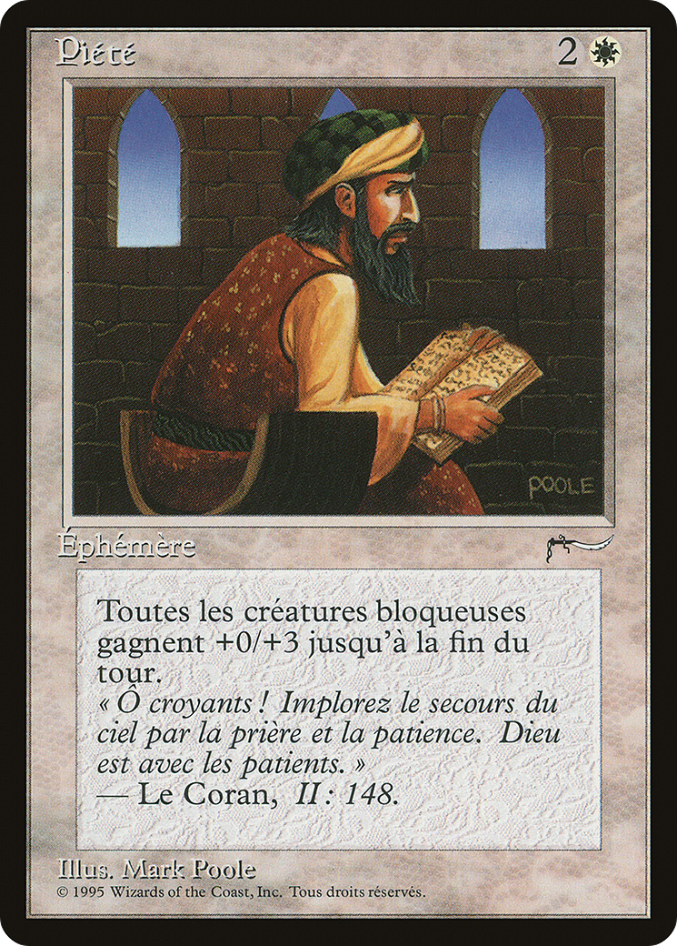 Piety (REN-017) [Renaissance] MTG Single Wizards of the Coast