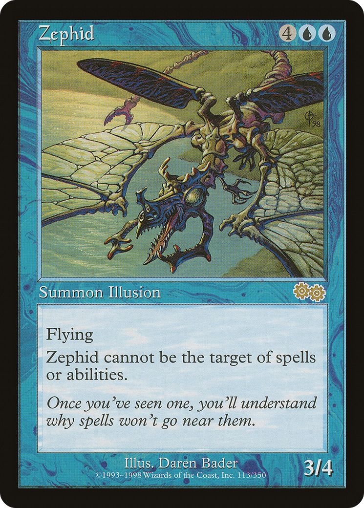 Zephid (USG-113) [Urza's Saga] MTG Single Wizards of the Coast