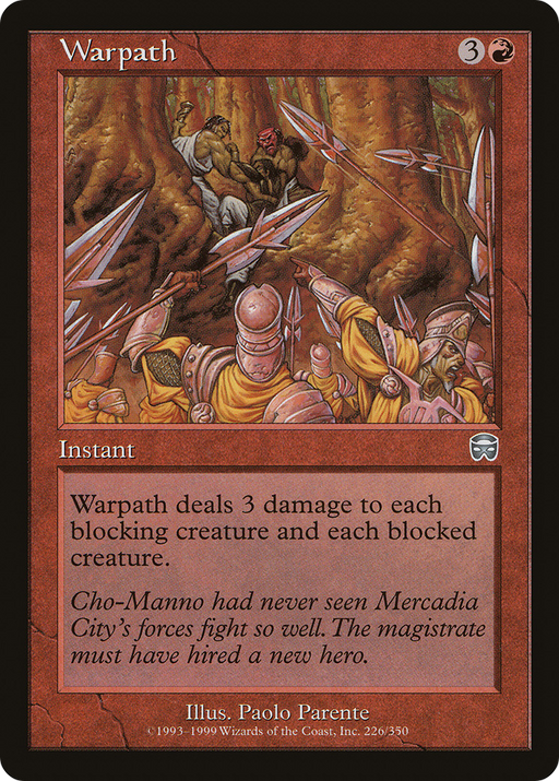 Warpath (MMQ-226) [Mercadian Masques] MTG Single Wizards of the Coast