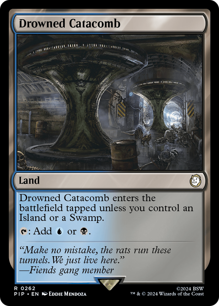 Drowned Catacomb (PIP-262) [Fallout] MTG Single Wizards of the Coast