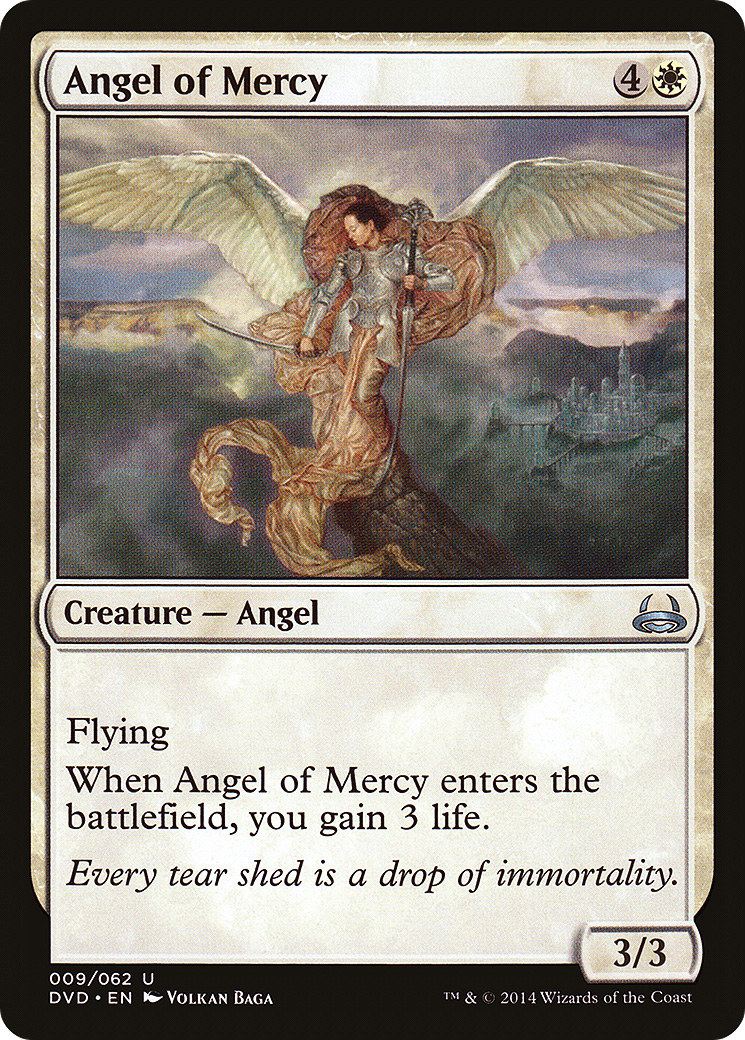 Angel of Mercy (DD3-009) [Misc] Duel Decks Anthology: Divine vs. Demonic MTG Single Wizards of the Coast