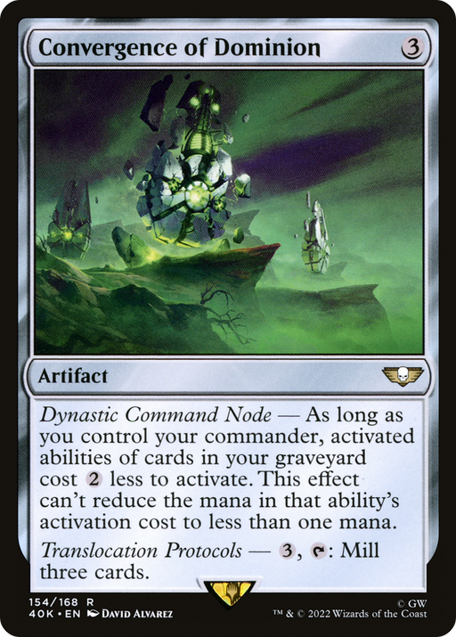 Convergence of Dominion (40K-154) [Warhammer 40,000 Commander] MTG Single Wizards of the Coast