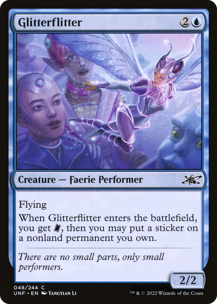 Glitterflitter (UNF-048) [Unfinity] Foil MTG Single Wizards of the Coast