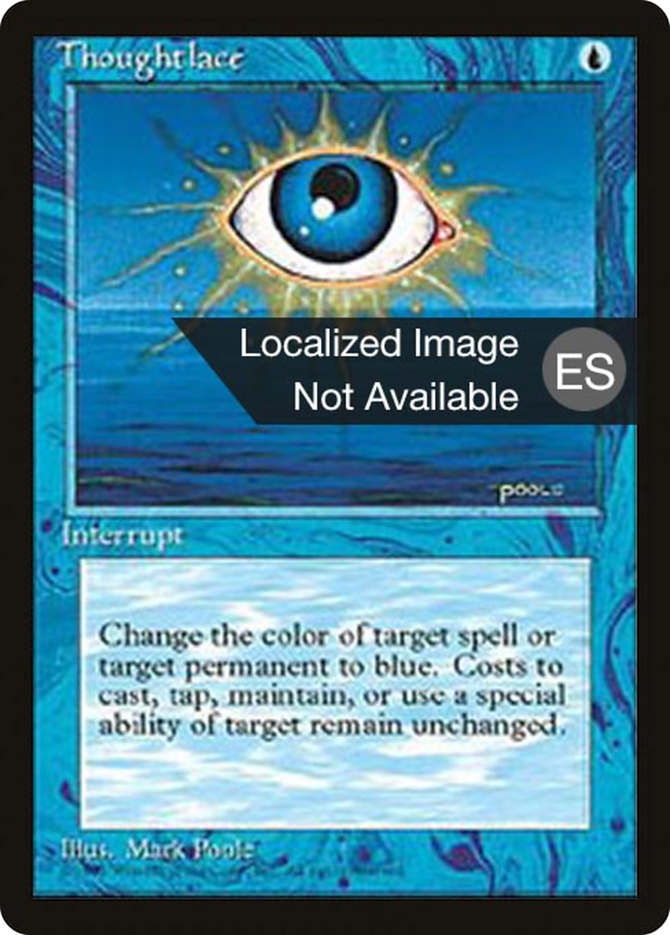 Thoughtlace (4BB-107) [Fourth Edition Foreign Black Border] MTG Single Wizards of the Coast