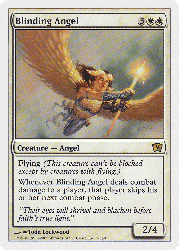 Blinding Angel (9ED-007) [9th Edition] MTG Single Wizards of the Coast