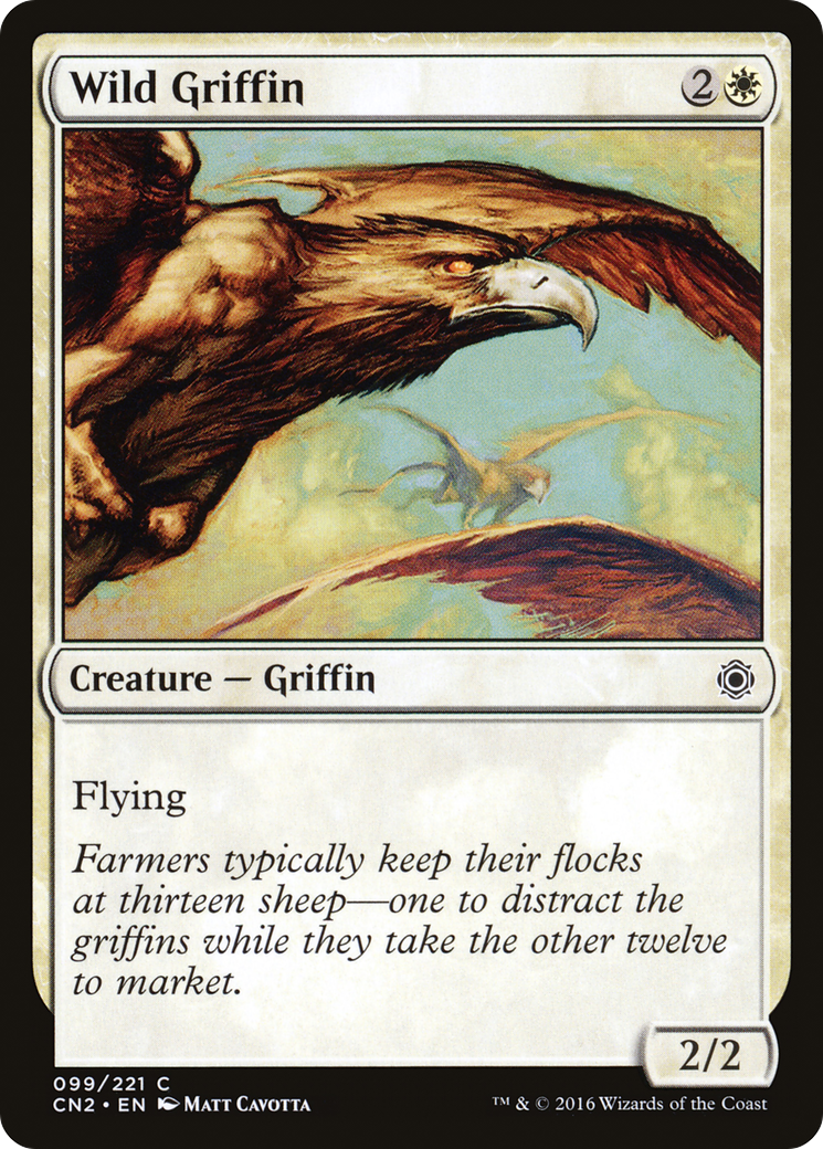 Wild Griffin (CN2-099) [Conspiracy: Take the Crown] MTG Single Wizards of the Coast