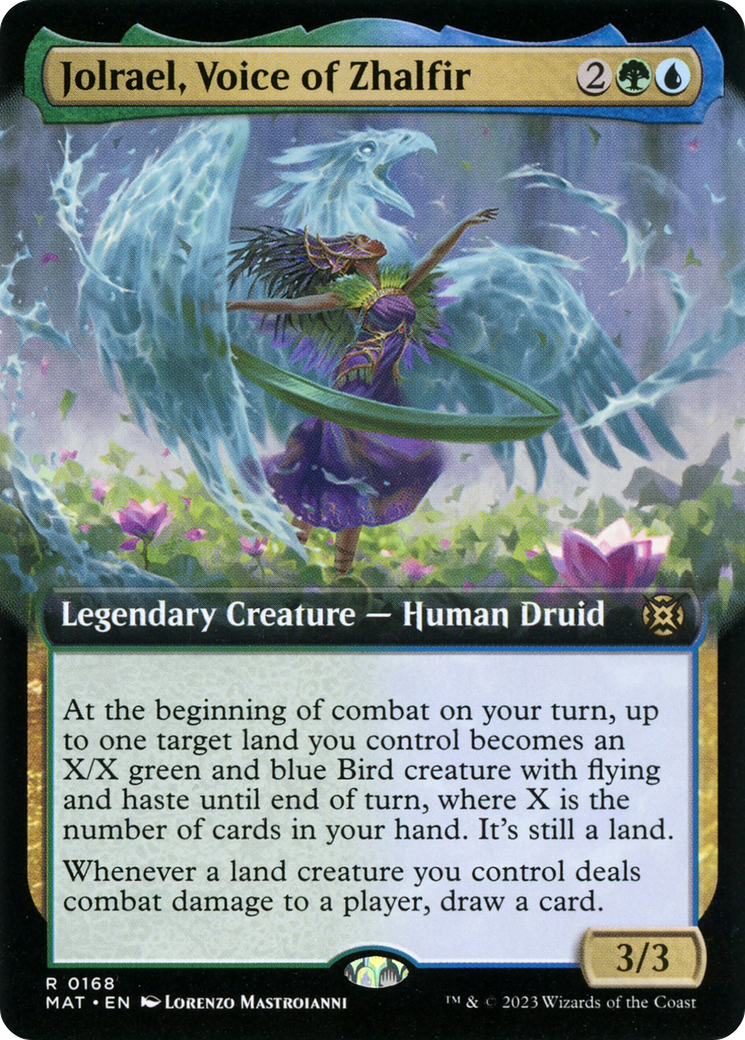 Jolrael, Voice of Zhalfir (MAT-168) [March of the Machine: The Aftermath] (Extended Art) Foil MTG Single Wizards of the Coast