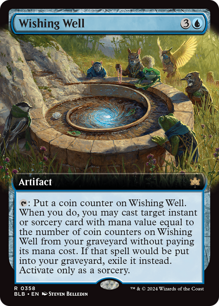 Wishing Well (BLB-358) [Bloomburrow] (Extended Art) Foil MTG Single Wizards of the Coast