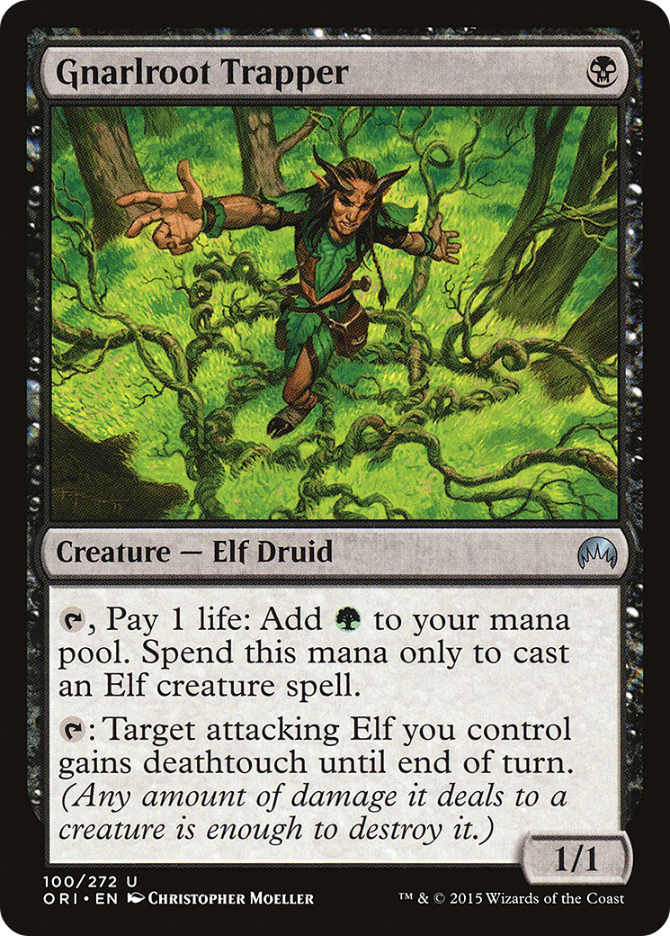 Gnarlroot Trapper (ORI-100) [Magic Origins] Foil MTG Single Wizards of the Coast