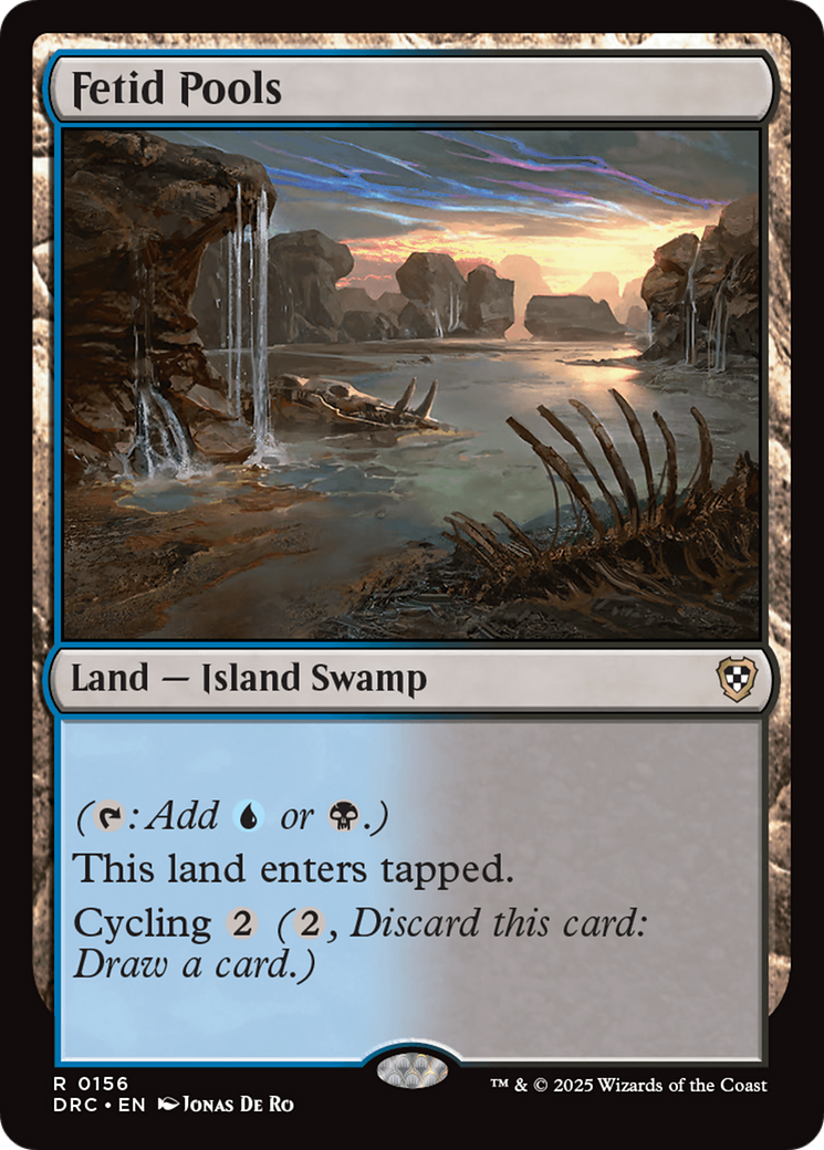 Fetid Pools (DRC-156) [Commander: Aetherdrift] MTG Single Wizards of the Coast