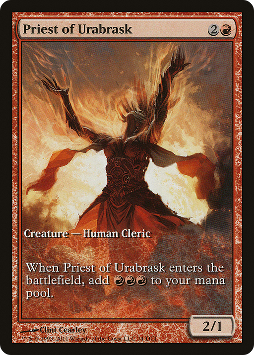 Priest of Urabrask (GAME-074) [Misc] DCI Promos MTG Single Wizards of the Coast