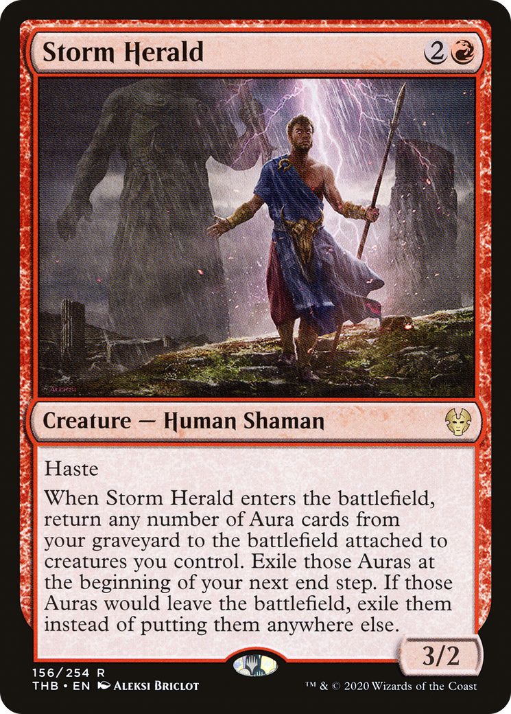 Storm Herald (THB-156) [Theros Beyond Death] Foil MTG Single Wizards of the Coast