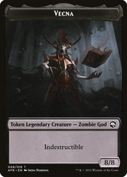 Spider // Vecna Double-Sided Token [Dungeons & Dragons: Adventures in the Forgotten Realms Tokens] MTG Single Magic: The Gathering   