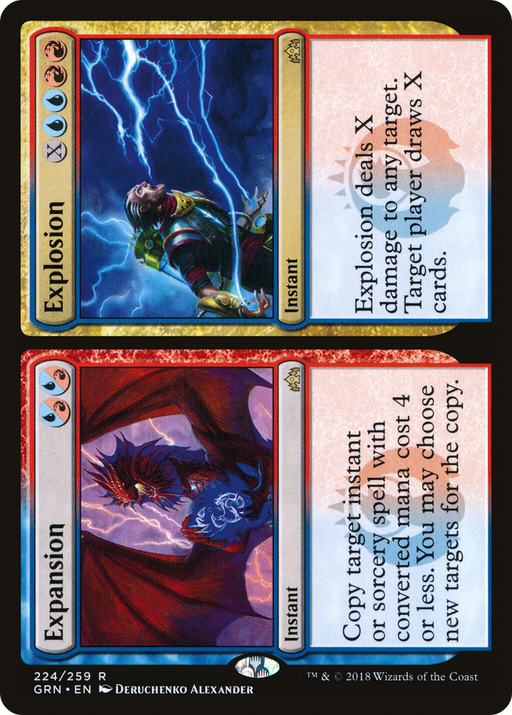 Expansion // Explosion (GRN-224) [Guilds of Ravnica] MTG Single Wizards of the Coast