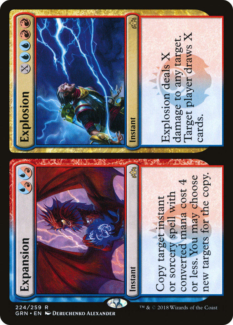 Expansion // Explosion (GRN-224) [Guilds of Ravnica] Foil MTG Single Wizards of the Coast