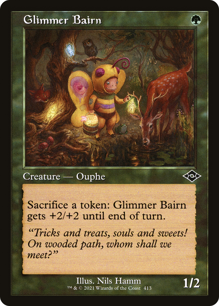Glimmer Bairn (MH2-413) [Modern Horizons 2] Foil MTG Single Wizards of the Coast