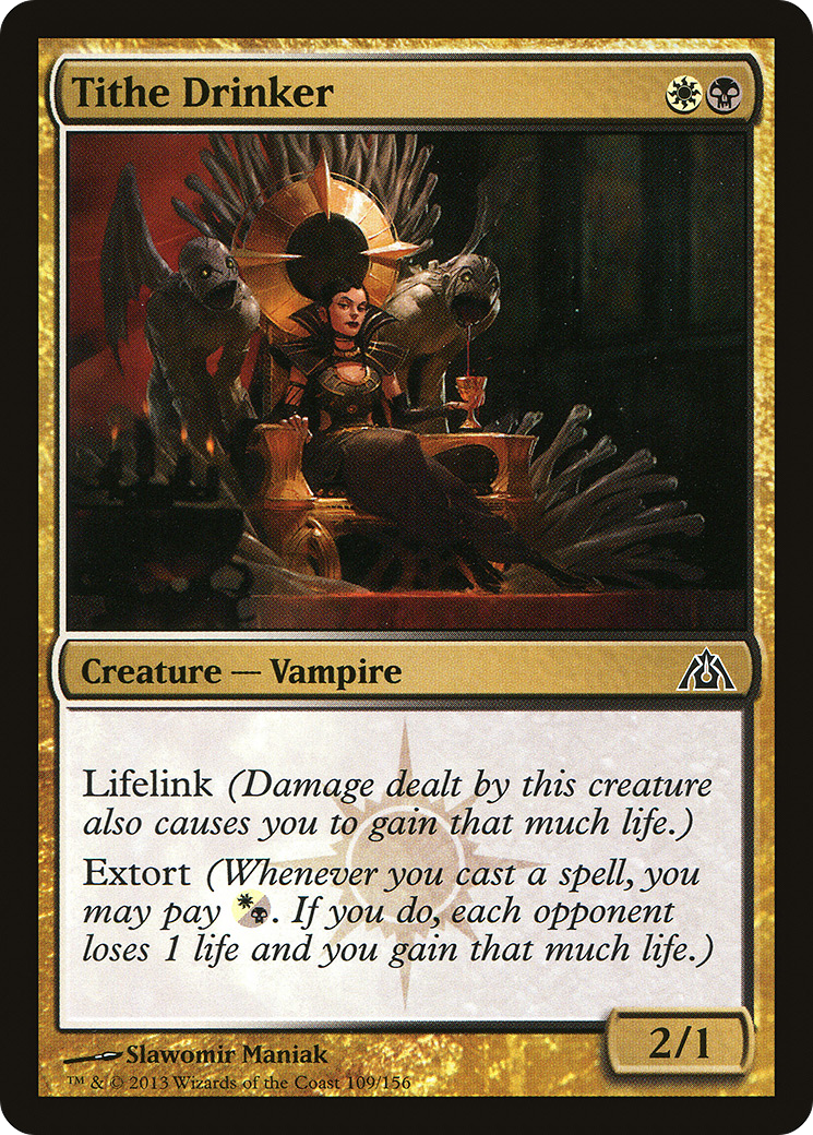 Tithe Drinker (DGM-109) [Dragon's Maze] MTG Single Wizards of the Coast