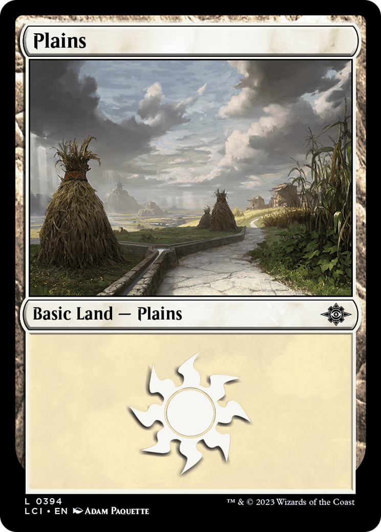 Plains (0394) (LCI-394) [The Lost Caverns of Ixalan] Foil MTG Single Wizards of the Coast
