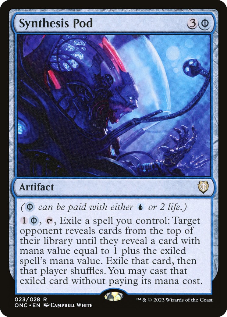 Synthesis Pod (ONC-023) [Phyrexia: All Will Be One Commander] MTG Single Wizards of the Coast