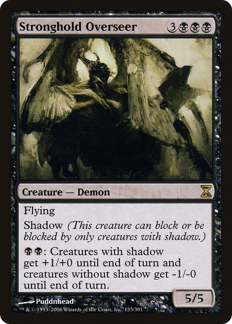 Stronghold Overseer (TSP-133) [Time Spiral] Foil MTG Single Wizards of the Coast
