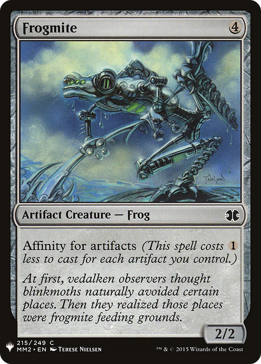 Frogmite (LIST-215) [Mystery Booster] The List MTG Single Wizards of the Coast