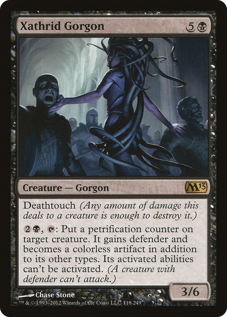 Xathrid Gorgon (M13-118) [Magic 2013] MTG Single Wizards of the Coast