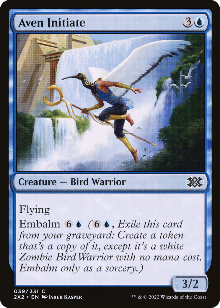 Aven Initiate (2X2-039) [Double Masters 2022] Foil MTG Single Wizards of the Coast