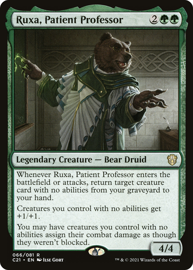 Ruxa, Patient Professor (C21-066) [Commander 2021] MTG Single Wizards of the Coast
