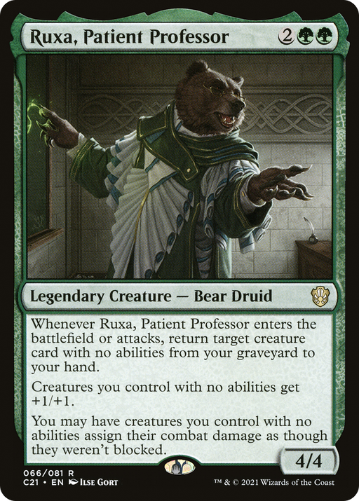 Ruxa, Patient Professor (C21-066) [Commander 2021] MTG Single Wizards of the Coast