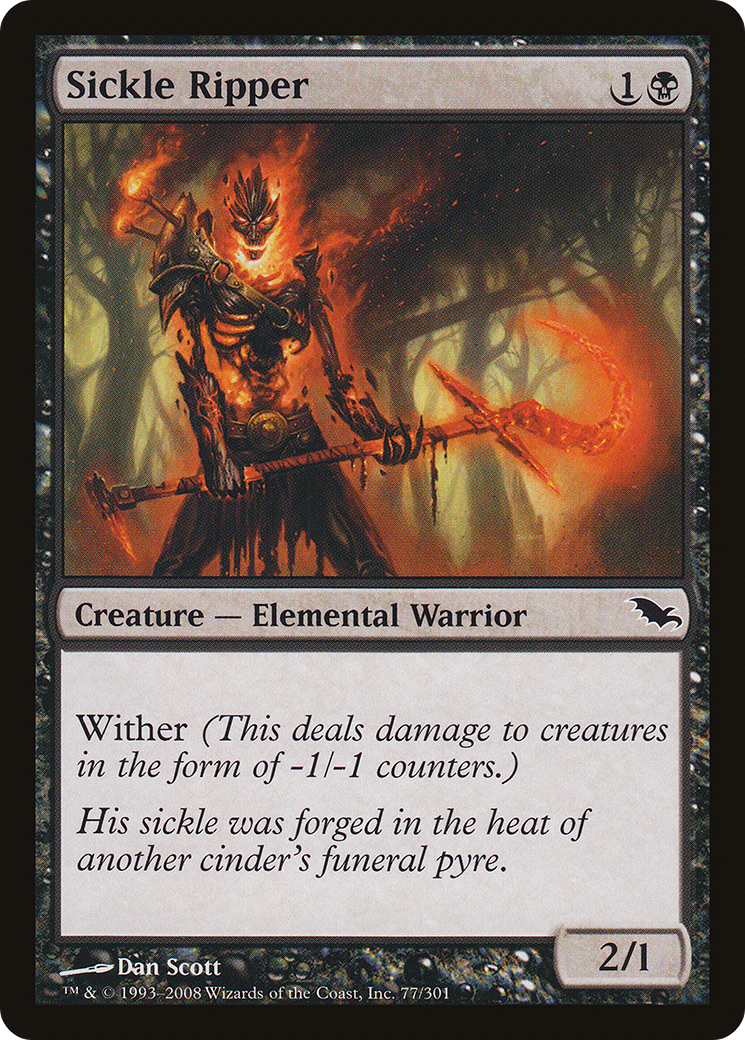 Sickle Ripper (SHM-077) [Shadowmoor] MTG Single Wizards of the Coast