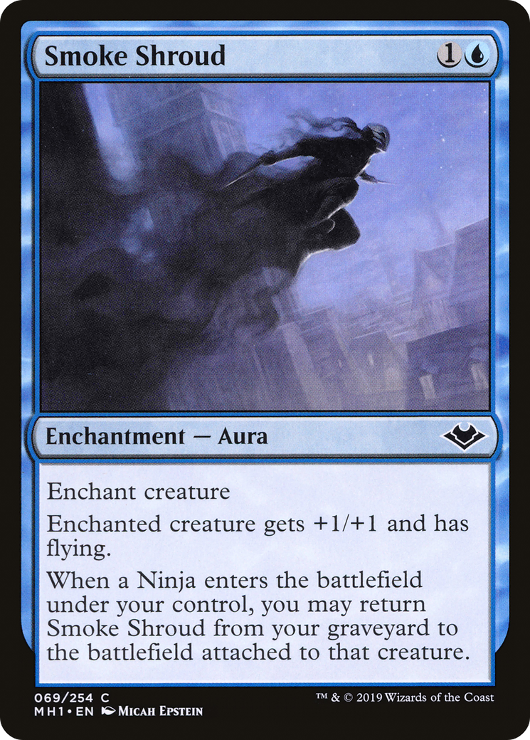 Smoke Shroud (MH1-069) [Modern Horizons] Foil MTG Single Modern Horizons